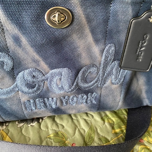 Coach Cargo Tote Bag - Tie Dye Cotton Bag - Picture 3 of 14